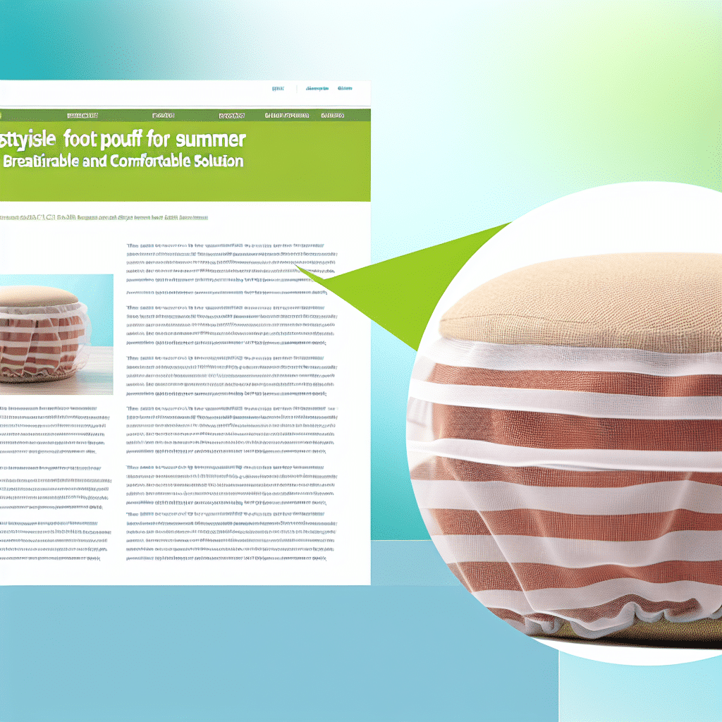 Read more about the article הפאוץ' הרגל המסוגנן לקיץ: פתרון נושם ונוח