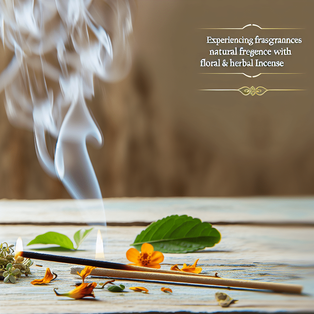 Read more about the article חוויית ריח טבעית עם קטורת ניחוחות פרחים ועשבים