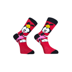 גרביים אנימניאקס דוט רקע אדום